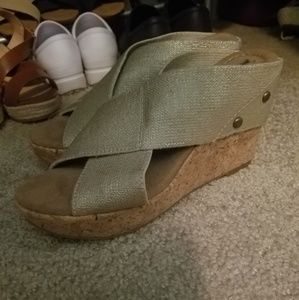 Tan wedges